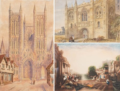 Lot 1068 - William Richardson (act.1842-1877) "The West...