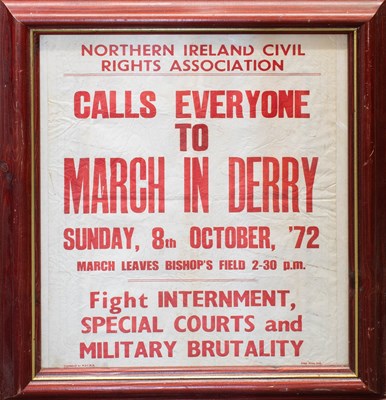 Lot 230 - A Northern Ireland Civil Rights Association...