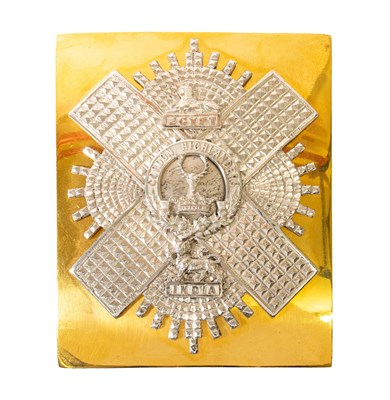 Lot 217 - A Victorian Officer's Shoulder Belt Plate to...