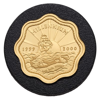 Lot 228 - Bermuda, Gold Proof Twenty Dollars 2000,...