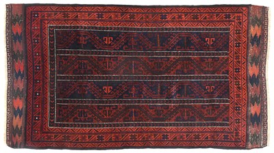 Lot 176 - Unusual Baluch Rug Persian-Afghan Frontier,...
