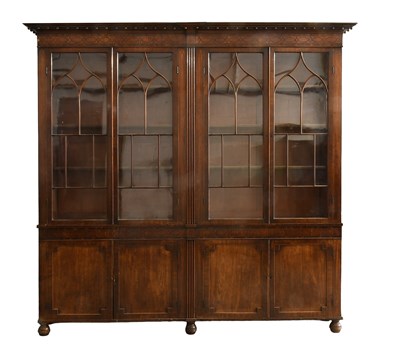 Lot 288 - A Regency Mahogany, Rosewood-Crossbanded and...