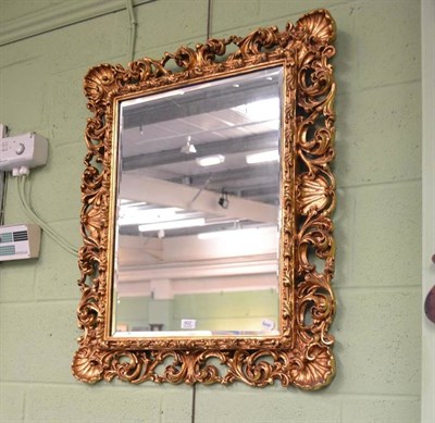 Lot 602 - Reproduction gilt mirror