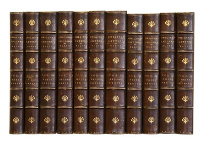 Lot 91 - Ellis (Henry). Original Letters Illustrative...