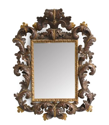 Lot 341 - A Carved Giltwood Wall Baroque Style Mirror,...