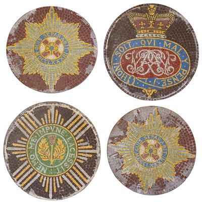 Lot 231 - Four Early 19th Century Mosaic Roundels from...