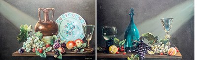Lot 1067 - Cynthia Montefiore (20th Century) Still life...
