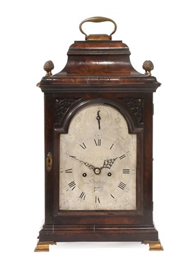 Lot 196 - A Mahogany Striking Table Clock, signed...