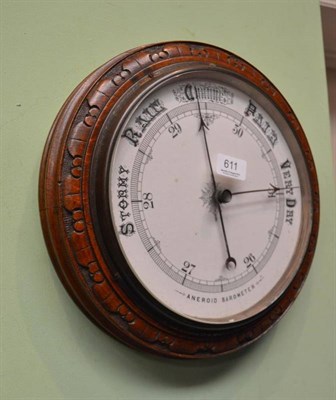 Lot 611 - An aneroid barometer