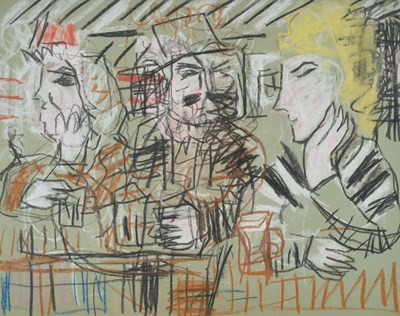 Lot 483 - Joash Woodrow (1927-2006) "Two Ladies and a...