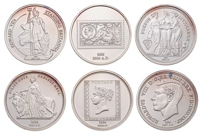Lot 295 - 6x 1oz Fine Silver Medallions, from the...