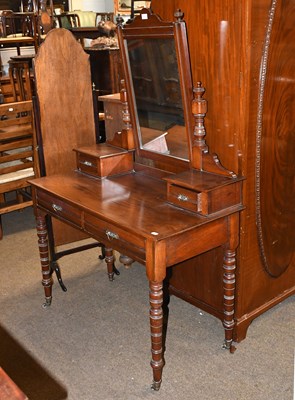 Lot 1300 - An Edwardian Mahogany Dressing Table, with two...