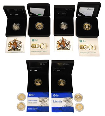 Lot 436 - Royal Mint, Assorted Silver Proof One and Two...