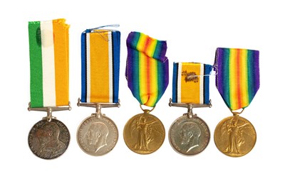 Lot 58 - A King's South Africa Medal, awarded to 1343...