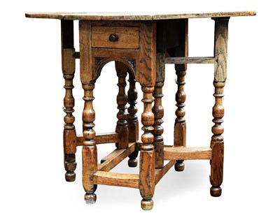 Lot 1292 - A Small Light-Oak Gateleg Table, 91cm (open),...