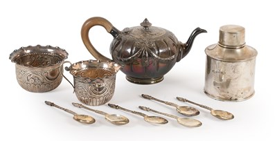Lot 142 - A Collection of Assorted Silver, including a...