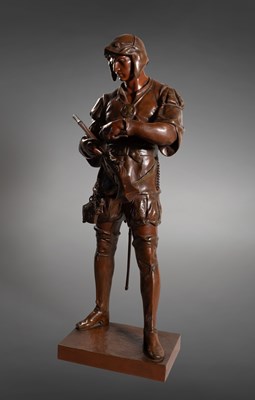 Lot 212 - Émile Louis Picault (1833-1915): A Bronze...