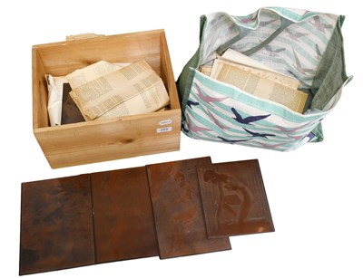 Lot 284 - Collection of 'Glamour' Copper Printing Pates