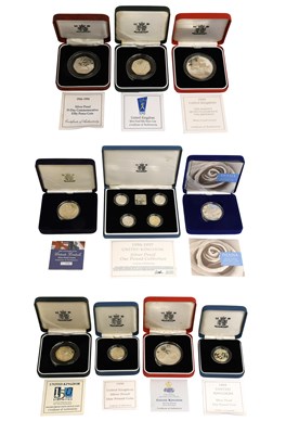 Lot 410 - Royal Mint, Assorted Silver Proof Coins,...