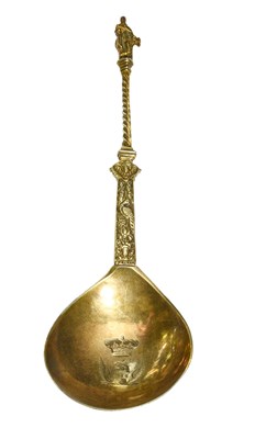 Lot 96 - A Silver-Gilt Spoon, in the Renaissance style,...