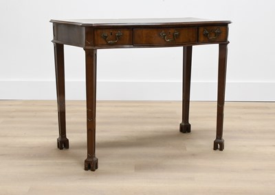 Lot 294 - A George III Mahogany Side Table, circa 1780,...