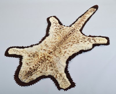 Lot 233 - Taxidermy: Snow Leopard Skin Rug (Panthera...
