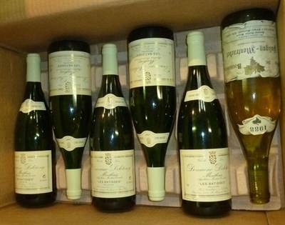 Lot 656 - Puligny Montrachet 1988,  Etienne Sauzet; Montlouis 'Les Batisses' 1997, Domaine Deletang (x5);...