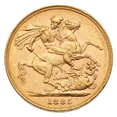 Lot 157 - Victoria, Sovereign 1885M, Melbourne Mint, St...
