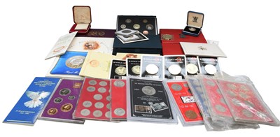 Lot 72 - Assorted UK Proof Sets and Commemorative Coins,...
