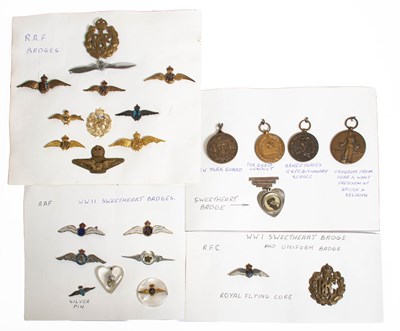 Lot 245 - A Collection of Seventeen Sweetheart Brooches,...