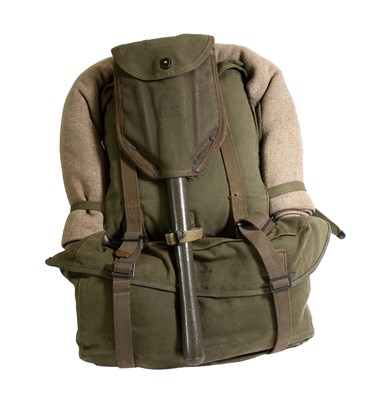 Lot 246 - A US Army Backpack, comprising an upper pack...