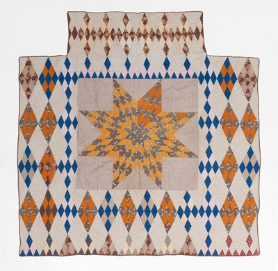 Lot 2032 - Late 19th Century American Patchwork Quilted...