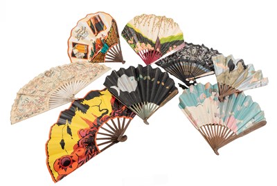 Lot 2035 - Circa 1930s and Later Advertising Fans...
