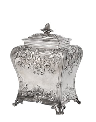 Lot 2010 - A George III Silver Tea-Caddy
