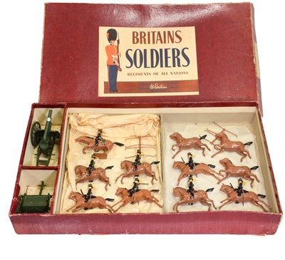 Lot 3282 - Britains 9419 Royal Horse Artillery Gun And Team