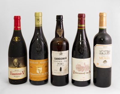 Lot 3150 - Sandeman 1957 Vintage Port (one...