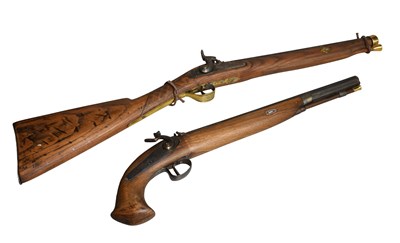 Lot 92 - A 19th Century Percussion Sporting Gun, with...