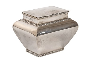 Lot 21 - A Victorian Silver Tea-Caddy, by William...