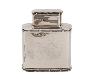 Lot 22 - An Edward VII Silver Tea-Caddy, by Goldsmiths...