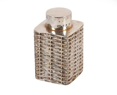 Lot 31 - A Victorian Scottish Silver Tea-Caddy, by...