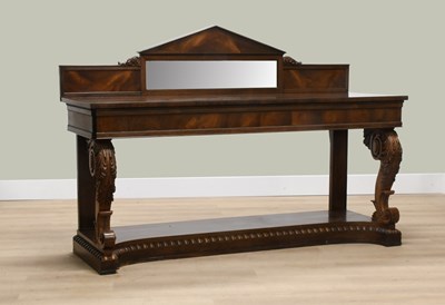 Lot 277 - A George IV Carved Rosewood Serving Table, in...