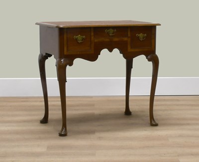 Lot 304 - A George II Mahogany and Walnut-Crossbanded...