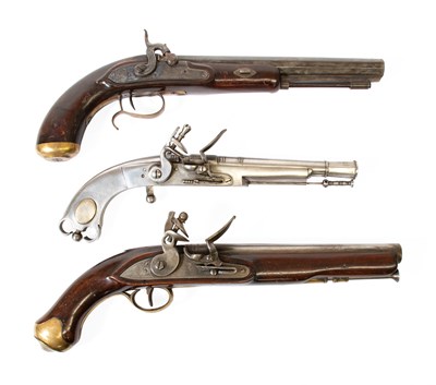Lot 450 - Three Good Quality Non-working Copy Pistols,...