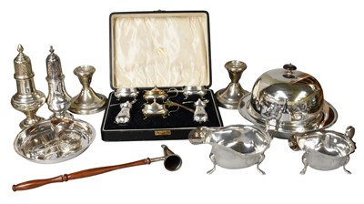 Lot 162 - A Collection of Assorted Silver and Silver...