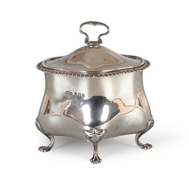 Lot 73 - An Edward VII Silver Tea-Caddy, by Marples and...
