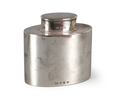 Lot 75 - A Victorian Silver Tea-Caddy, by John Edward...