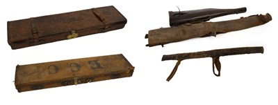 Lot 408 - An Edwardian Stitched Leather Shotgun Case,...