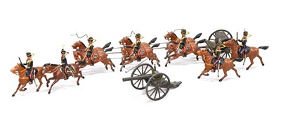 Lot 3308 - Britains Set 39 Royal Horse Artillery Gun Team