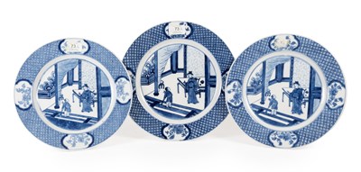 Lot 16 - A Pair of Chinese Porcelain Plates, Chenghua...