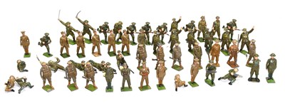 Lot 3292 - Britains Infantry In Battle Dress